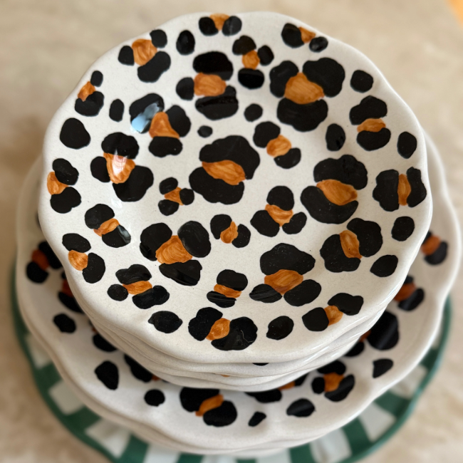 Leopardo Plate 25 cm