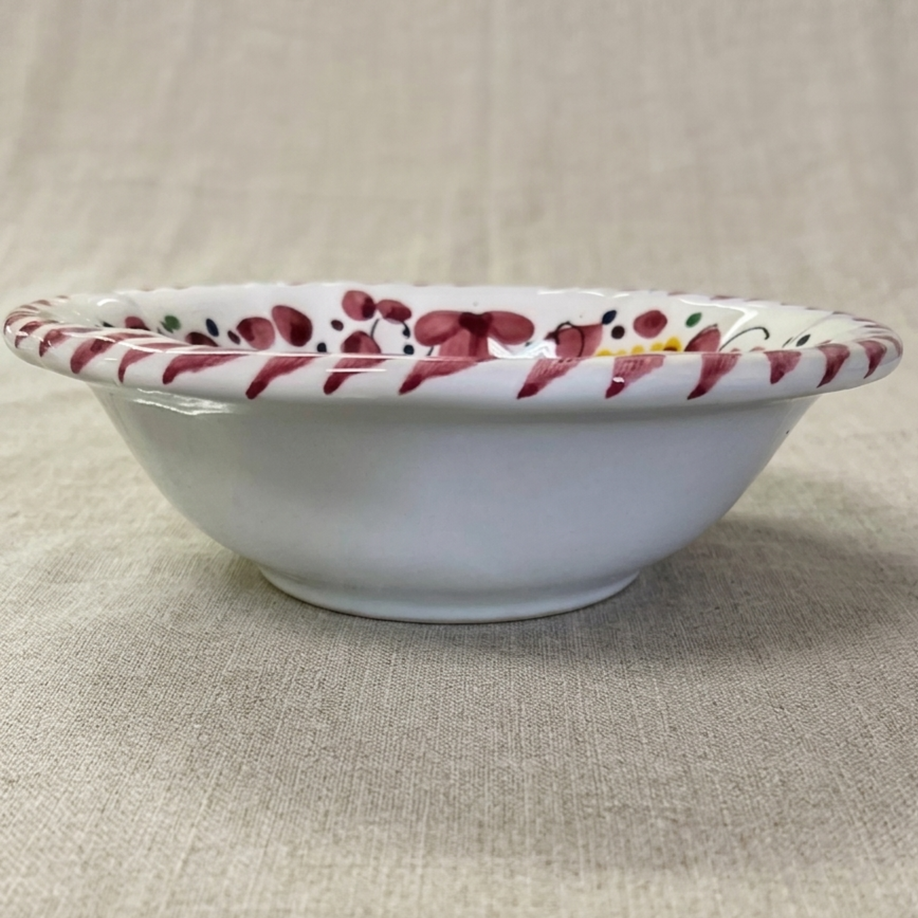 Bol Deruta 22 cm Vert – Céramique Artisanale Italienne