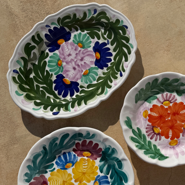 Campo Oval Plate 32 cm Purple