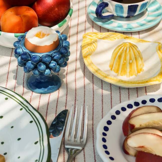 Pigna Blue Egg Cup