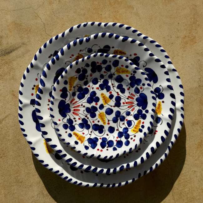 Deruta Plate 20 cm Blue