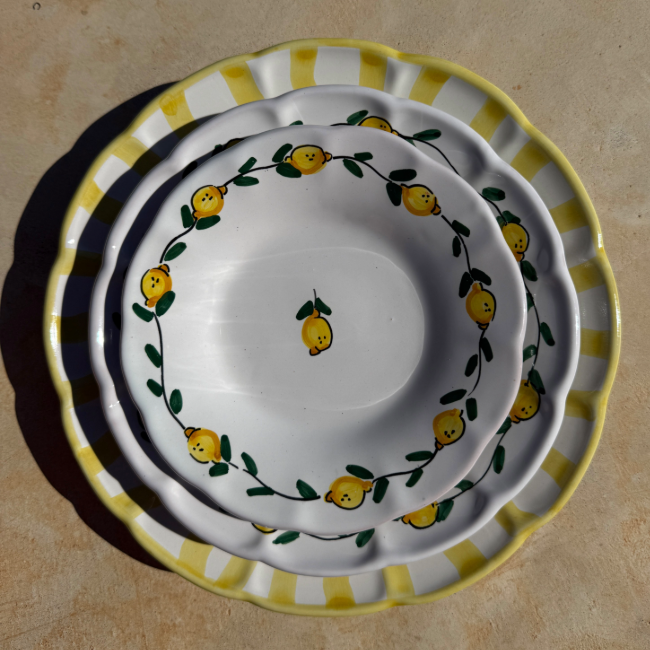 16 cm Fruit Plate Lemon