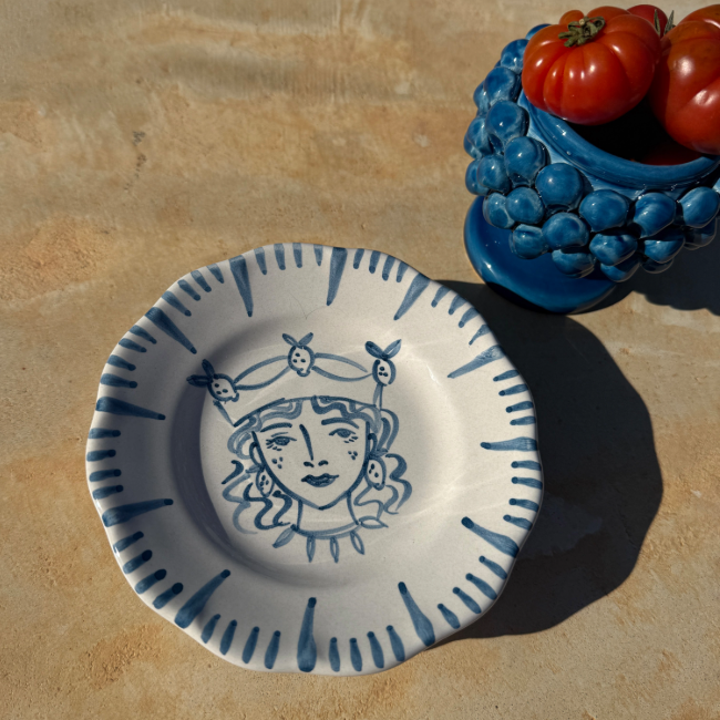 Assiette Re Di Sicilia 16cm Femme Citron
