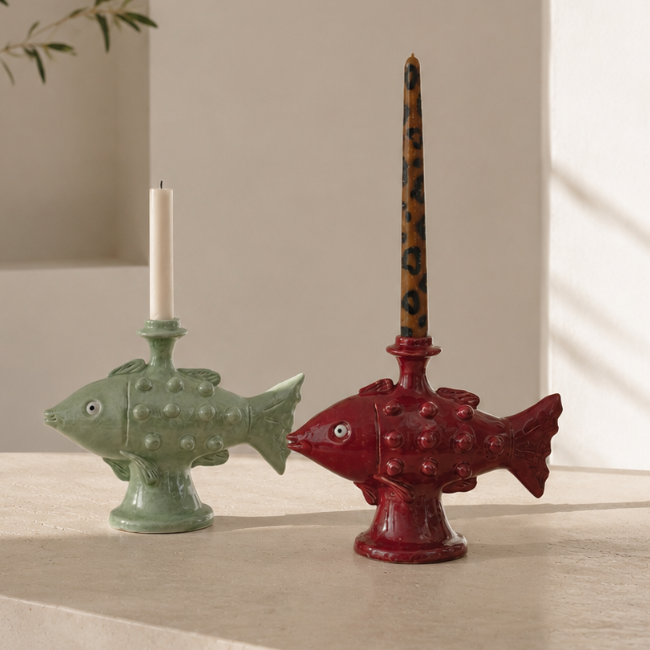 Bougeoir Poisson Bordeaux