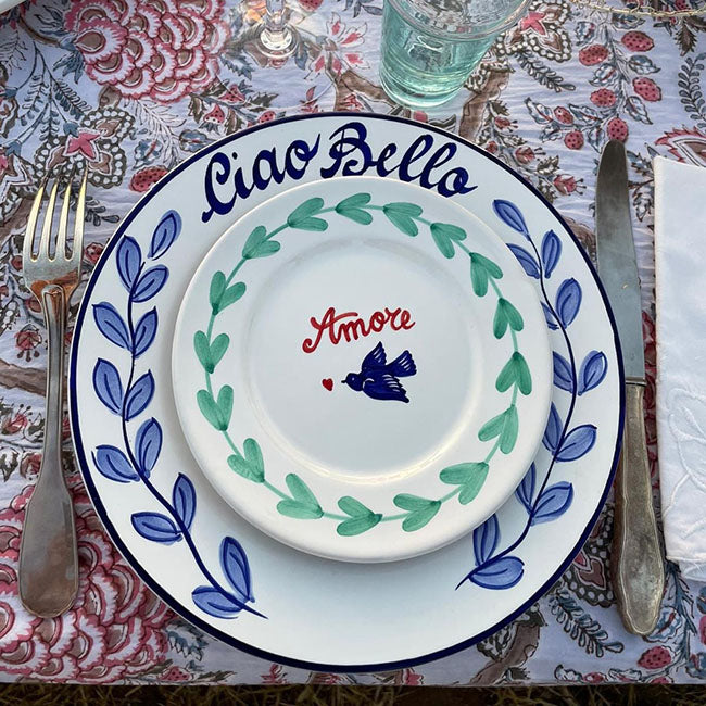 Lorafolk 20 cm Plate Ciao Bello