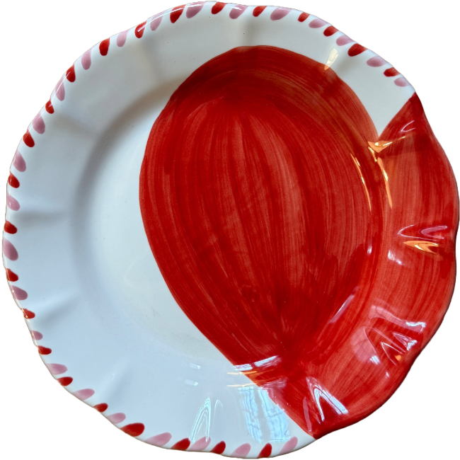 Assiette 20 cm Coeur