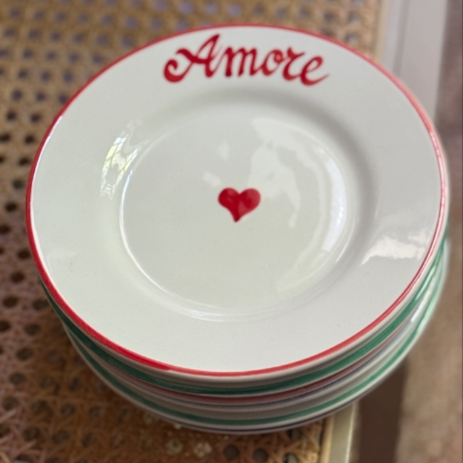 Set of 6 Plates The Family - 20 cm