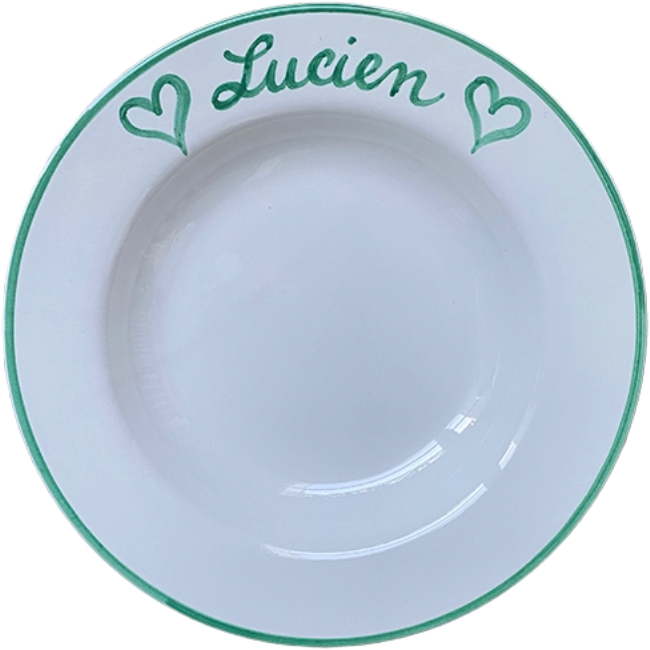 Assiette Pasta à personnaliser 25 cm - La Famiglia