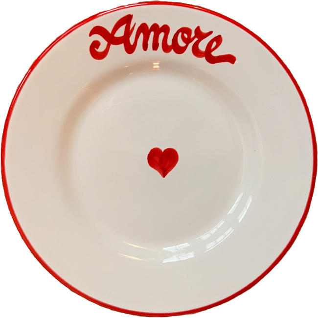 Assiette La Famiglia 16 cm Amore
