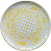 Grand Plat Bandana Rond Jaune