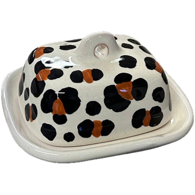 Mini Leopardo Butter Dish