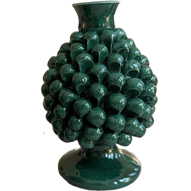 Bougeoir Pigna Vert - Moyen