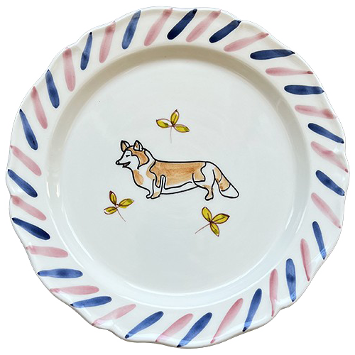 Assiette Corgi 20 cm Brai x Popolo