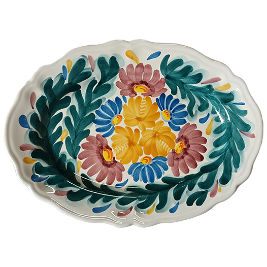 Plat Ovale Campo 32 cm Jaune