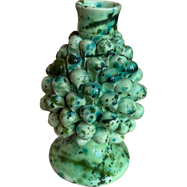 Bougeoir Pigna Bleu Aqua - Petit