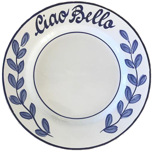 Lorafolk 20 cm Plate Ciao Bello