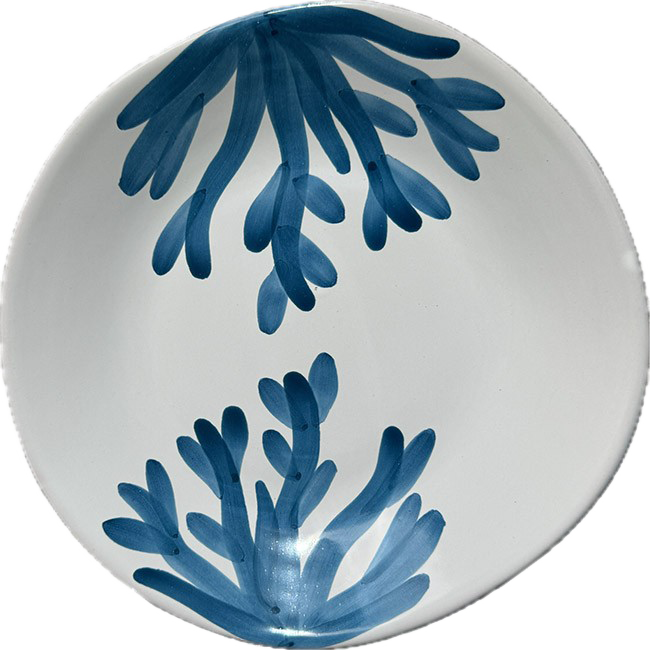 Assiette Corallo 20 cm Corail Bleu