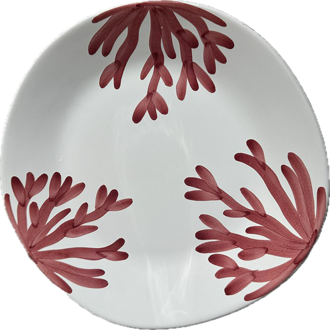 Corallo Plate 27 cm Bordeaux Coral