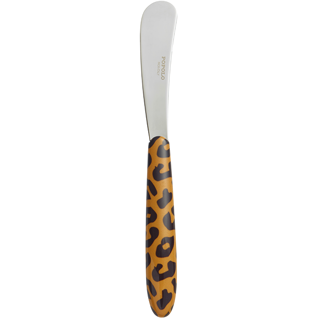 Leopard butter knife