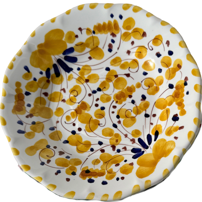 Assiette Deruta 16 cm Ocre