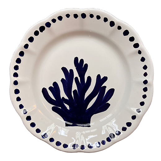 Estate Plate 20 cm Coral Blue