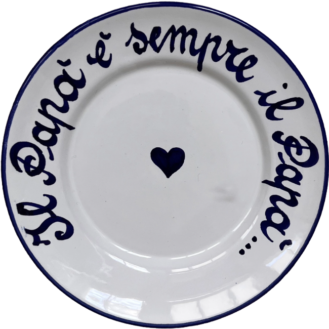 Assiette La Famiglia 16 cm Il Papa