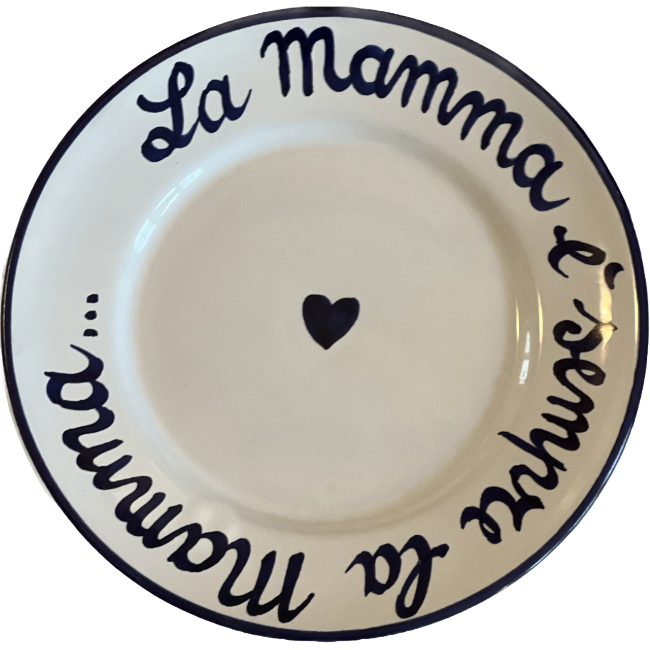 Assiette La Famiglia 16 cm La Mamma