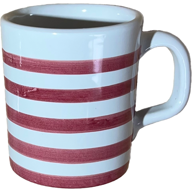 Mug Rayure Rouge
