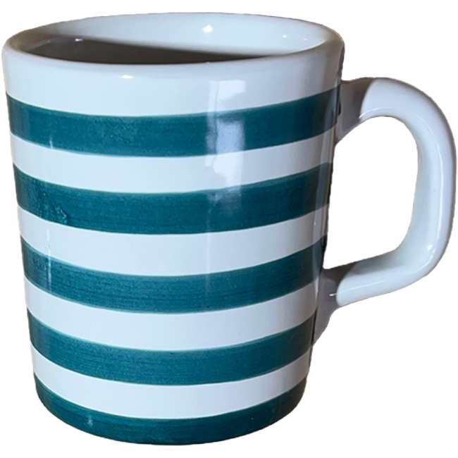 Mug rayures vert