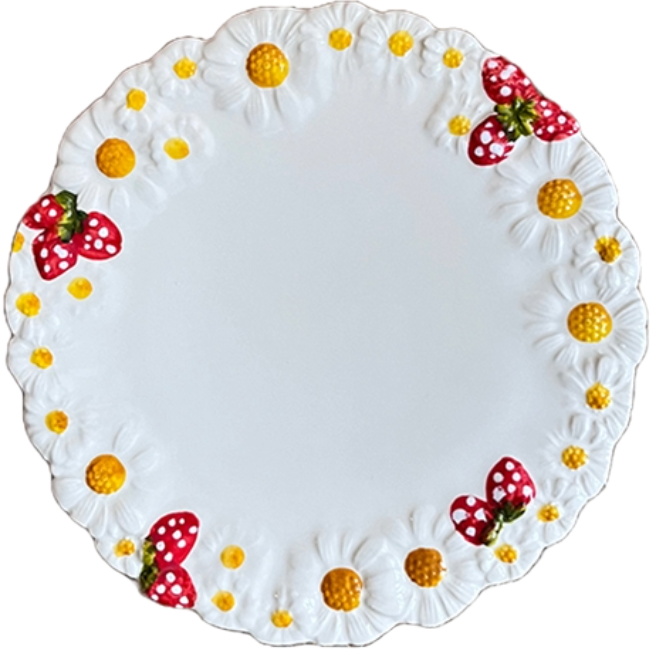 Nonna Strawberry Plate 22cm