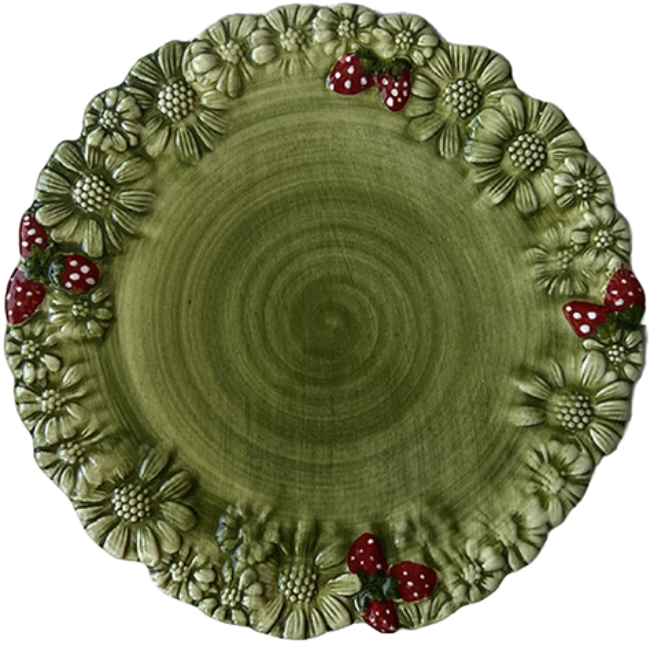 Nonna green plate 36cm