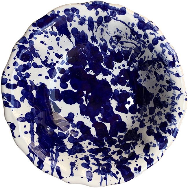 14 cm Bowl Blue Dots