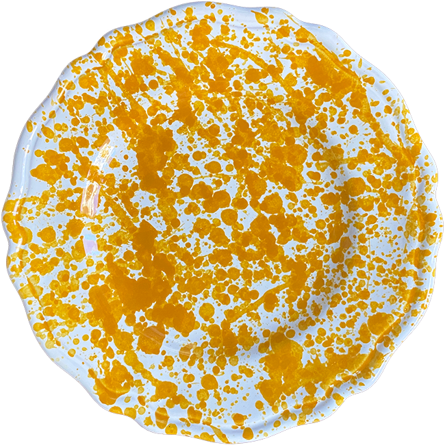 25 cm Ochre Points Plate