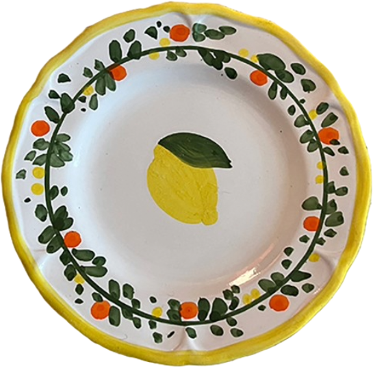Ravello Lemon Plate 20cm