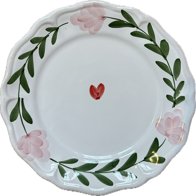 Rosa Plate 25 cm