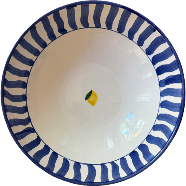 Capri Salad Bowl 30 cm Blue