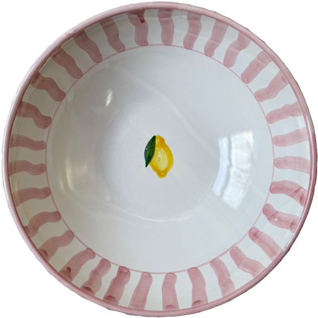 Capri Pink Salad Bowl 30 cm