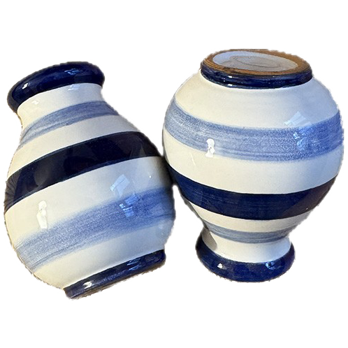 Sel et Poivre Rayures Bleues
