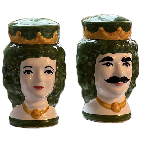 Green Sicilian Salt & Pepper