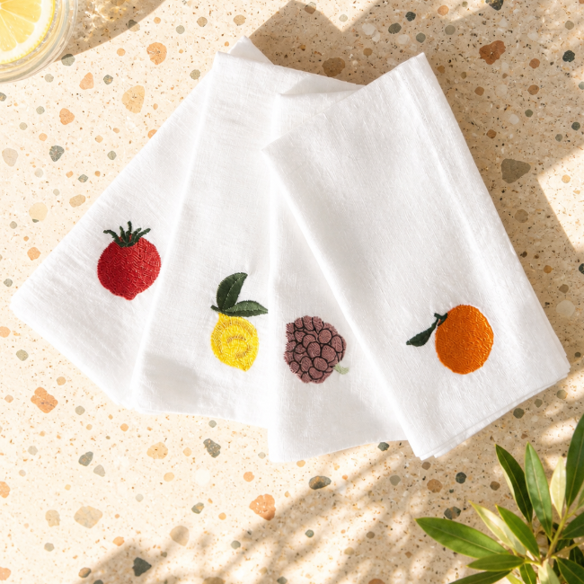 Lot de 4 Serviettes Mercato