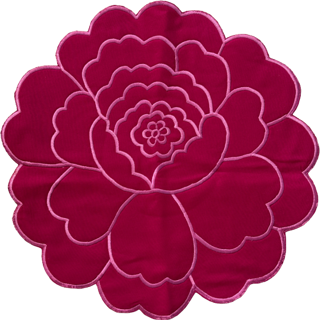 Set de Table Pivoine Rose