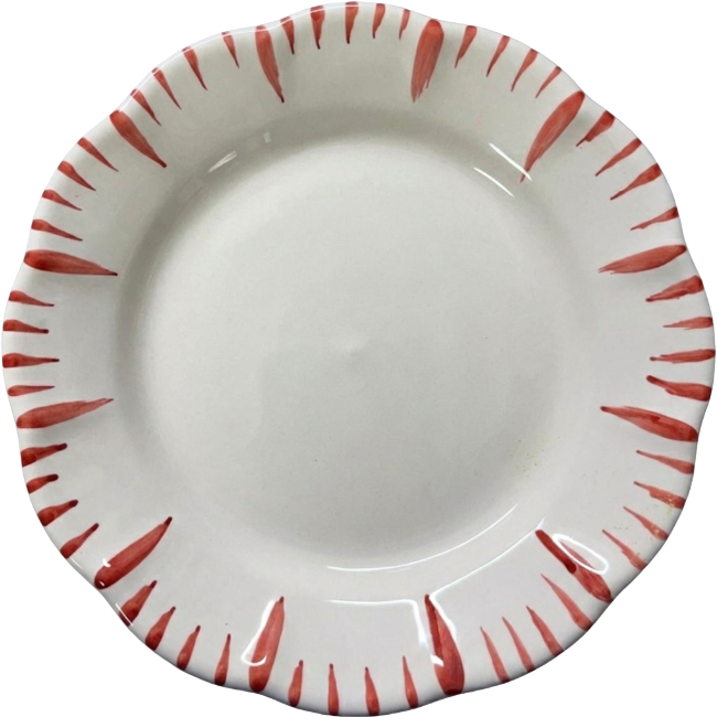 Assiette Re Di Sicilia 25cm Contour Terracotta