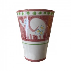 Pink Cup 11cm with Elephant...