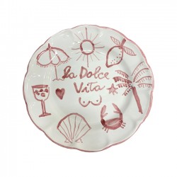 Assiette Dolce Vita Rose 25 cm