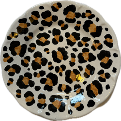 Assiette Leopardo 25 CM