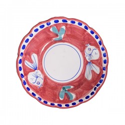 Assiette 16 cm Poisson Rouge