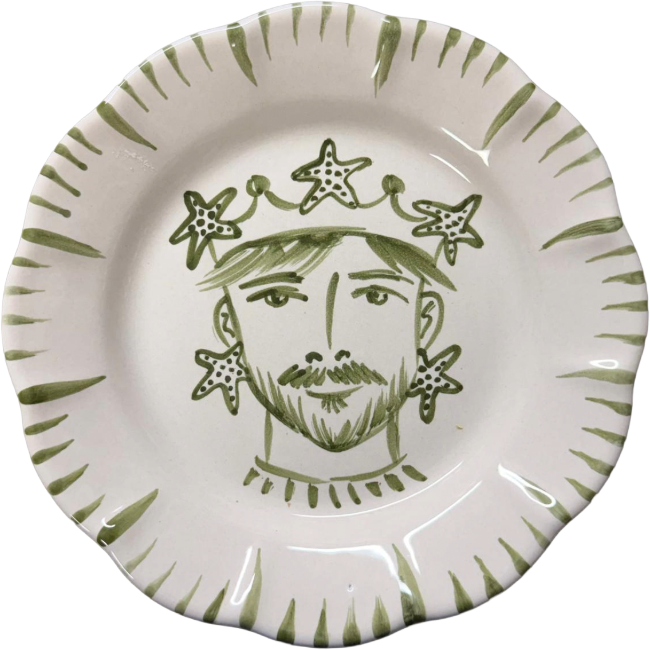 Assiette Re Di Sicilia 16cm Homme Étoile de mer