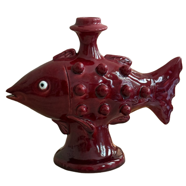Bougeoir Poisson Bordeaux