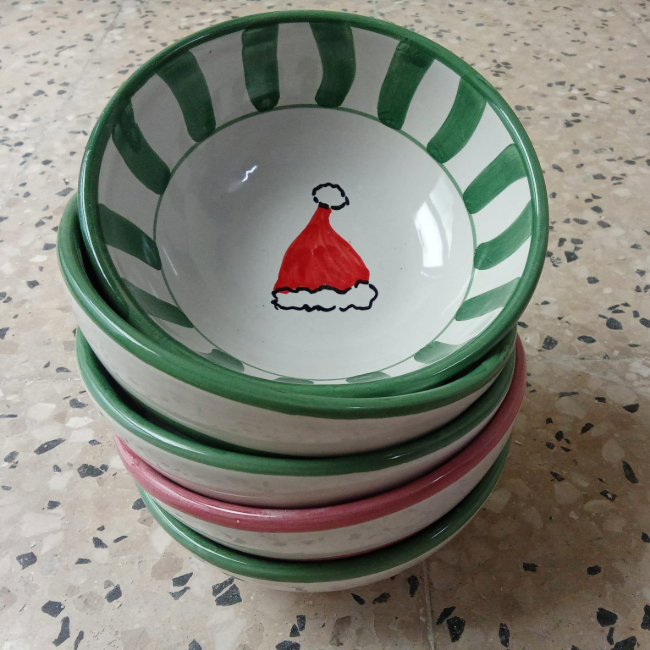 Bol 14cm Bonnet de Noël