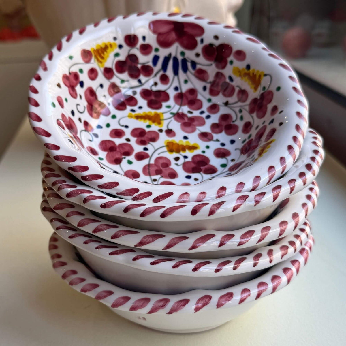 Bol Deruta Rose 22cm